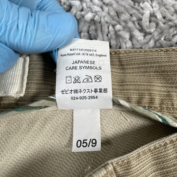 Next Denim Corduroy Pants Men's 38L Boot Fit Beige Designer Preppy - Picture 4 of 8